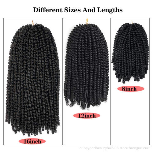 Cheap Synthetic Deep wave  Pre Toyotress Spring Twist Price Soft Passion twist hair Crochet hair extension for black women